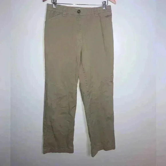 LL BEAN Women's Classic Fit Khakis Pants - Picture 2 of 9